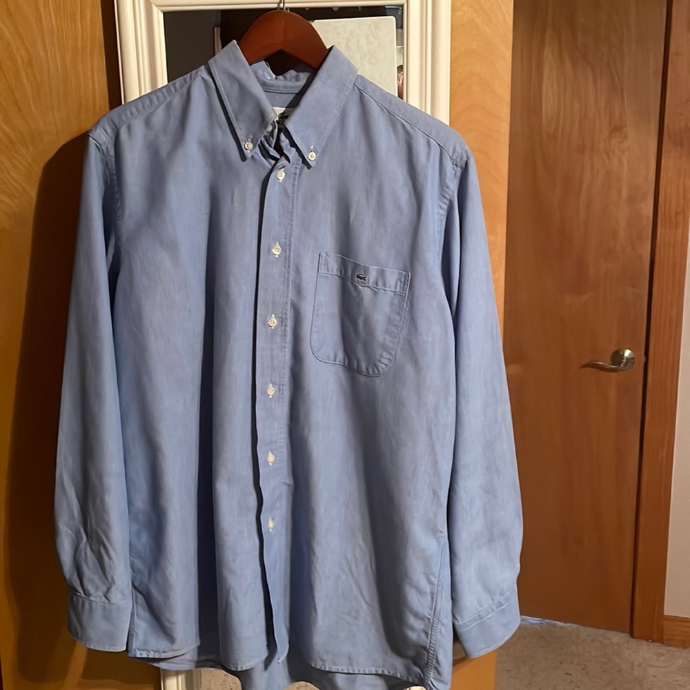 Mens long sleeve button down shirt.